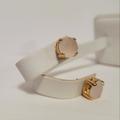 J. Crew Jewelry | J. Crew Opal Stud Earrings | Color: Cream/Gold | Size: Os