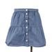 Madewell Skirts | Madewell- Blue White Stripe Mini Skirt Size Small | Color: Blue/White | Size: S