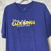Disney Shirts | Disney California Adventures T Shirt Mens Xl Blue Short Sleeve Mickey Mouse E3 | Color: Blue | Size: Xl