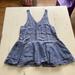 Free People Dresses | Free People Intimately Blue Lace Trapeze Tank Mini Slip Dress Small | Color: Blue | Size: S