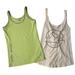 Under Armour Tops | Lot Of Two Womens Under Armour Sleeveless Athletic Tops Size S, White And Green | Color: Green/White | Size: S