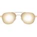 AO Original Pilot Sunglasses Gold Frame 55 mm SunFlash Gold Mirror AOLite Nylon Lenses Bayonet Temple738921564560