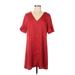 Nasty Gal Inc. Casual Dress - Shift: Red Dresses - Women's Size 8