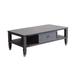 RARLON American light luxury coffee table living room coffee table w/ drawer Wood in Brown | 18.1 H x 51.2 W x 29.9 D in | Wayfair