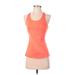 Nike Active Tank Top: Orange Activewear - Women's Size Small