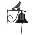 Whitehall Products Large Bell w/Cardinal in Black | Wayfair 04008