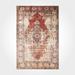 White 79 x 48 x 0.4 in Area Rug - Bungalow Rose Rivenbark Cotton Indoor/Outdoor Area Rug w/ Non-Slip Backing Cotton | 79 H x 48 W x 0.4 D in | Wayfair