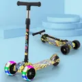 Trottinette portable pliable à une touche pour enfants scooter à trois roues roues Shoes Tuya