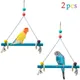 Support de jouets d'oiseaux pour perroquets Conure accessoires de décoration de Cage à perche