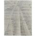 "Evie Casual Abstract, Ivory/Gray, 8'-6"" x 11'-6"" Area Rug - Feizy BRIR69CHGRYIVYG50"