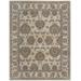 "Neoma Classic Bordered, Tan/Ivory/Brown, 5' x 7'-6"" Area Rug - Feizy CELR39KZBGEGRYE70"