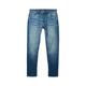 TOM TAILOR Herren Regular Tapered Jeans mit recycelter Baumwolle, blau, Uni, Gr. 34/30