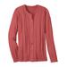 Blair Women's Haband Women’s Classic Cable Cardigan - Red - 3X - Womens