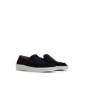 Suede Slip-on Loafers With Emed Logo