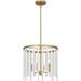 Quoizel Apelle 15.25 Inch 4 Light Large Pendant - APE2816AB