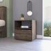 Nightstand, One Open Shelf, One Cabinet, Superior Top