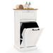 Costway Laundry Cabinet Freestanding Tilt Out Laundry Hamper with - See Details