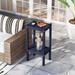 Polytrends Laguna All Weather Poly Outdoor Side Table - Two Shelf/ 36"