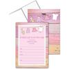 Stonehouse Collection Baby Girl Shower Invitations - Rustic Girl - 25 Shower Invites & Envelopes (Girl Theme)