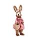 17" Standing Bunny in Dress with Basket - 17