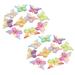 20 Pcs Butterfly Accessories DIY Adornment Phone Case Christmas Decorations Dining Table Shell Ornaments