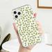 For iPhone XR Case Four Leaf Clover Saint Patricks Day Cell Phone Basic Cases Slim Fit Transparent Anti-Scratch Cell Phone Cases for Phone Decoration