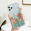 Compatible with iPhone 5/27s/SE Case Retro Oil Painting Cell Phone Basic Cases Flexible TPU and Hard PC Shockproof Case Cell Phone Case for Girls Kids Women Phone Cases