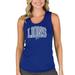 Women's Concepts Sport Blue Detroit Lions Marathon Racer Back Tank Top