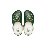 Crocs White Nba Milwaukee Bucks Classic Clog Shoes