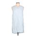 Nicole Miller New York Casual Dress: Blue Dresses - Women's Size Large