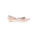 Steve Madden Flats: Slip On Wedge Casual Tan Print Shoes - Women's Size 9 - Pointed Toe