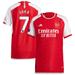 Men's adidas Bukayo Saka Red Arsenal 2023/24 Home Authentic Player Jersey