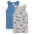 Sanetta - Kid's Boys Modern Classic Doppelpack Shirt - T-shirt size 92, grey