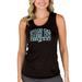 Women's Concepts Sport Black Philadelphia Eagles Marathon Racer Back Tank Top