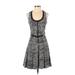 Proenza Schouler Casual Dress - Mini Scoop Neck Sleeveless: Gray Dresses - Women's Size 2