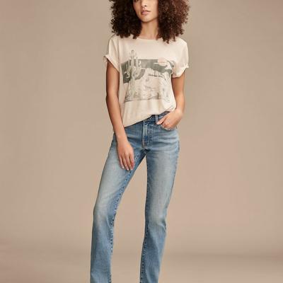 Lucky Brand Mid Rise Sweet Straight - Women's Pants Denim Straight Leg Jeans in Wanderer, Size 32 x 32