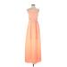 Dainty Hooligan Casual Dress - Maxi: Orange Ombre Dresses - Women's Size Small