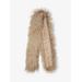Michael Kors Dyed Mongolian Shearling Scarf Brown One Size