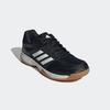 Hallenschuh ADIDAS PERFORMANCE, Gr. 47, schwarz-weiß (core schwarz, cloud weiß, gum10), Textil, Synthetik, sportlich, Schuhe, geeignet für jeden Hallensport
