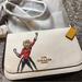 Coach Bags | Coach Marvel Jes Messenger Leather Crossbody Shoulder Bag With Carol Danvers | Color: Cream/White | Size: Os