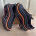 Nike Shoes | Nike Air Max 97 Black/Orange Sneakers - Sz 6.5 Y- 8 W | Color: Black/Orange | Size: 8