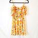 Jessica Simpson Dresses | Jessica Simpson Orange Floral Dress | Color: Orange/White | Size: L