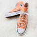 Converse Shoes | Converse Chuck Taylor All Star Lift Platform High Top Shoes | Color: Orange/White | Size: 8