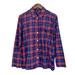 J. Crew Intimates & Sleepwear | J Crew Plaid Metallic Sleep Pajama Shirt Size Small | Color: Blue/Red | Size: S