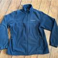 Columbia Jackets & Coats | Columbia Blue Full Zip Fleece Soft Jacket Adult Men’s Size Medium Pockets | Color: Blue/Red | Size: M