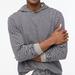 J. Crew Shirts | J. Crew Men's Long-Sleeve Washed Jersey Hoodie New Size Medium | Color: Blue/Gray | Size: M