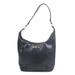 Gucci Bags | Auth Gucci Logo Shoulder Bag Black Leather/Goldtone - E55716a | Color: Black/Gray | Size: W:9.4inx H:7.9inx D:4.3in