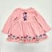 Disney Dresses | Disney Junior 3t Minnie Mouse Sweatshirt Dress | Color: Pink/Purple | Size: 3tg