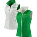 Columbia Jackets & Coats | Columbia Powder Puff Vest Oregon Ducks Reversible Women's Size L White Green New | Color: Green/White | Size: L