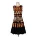 Jessica Simpson Casual Dress - A-Line: Black Print Dresses - Women's Size 4